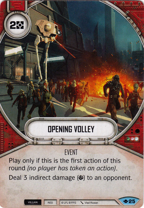 Opening Volley (WOTF) Common Star Wars Destiny Fantasy Flight Games   