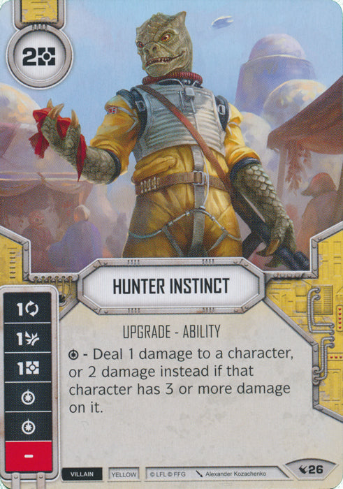 Hunter Instinct (LEG) Starter Star Wars Destiny Fantasy Flight Games   