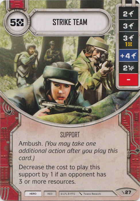 Strike Team (2PG) Starter Star Wars Destiny Fantasy Flight Games   