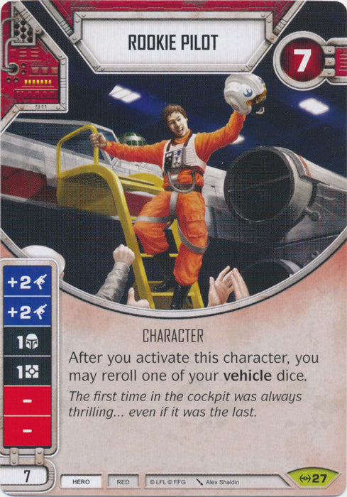 Rookie Pilot (EAW) Rare Star Wars Destiny Fantasy Flight Games   