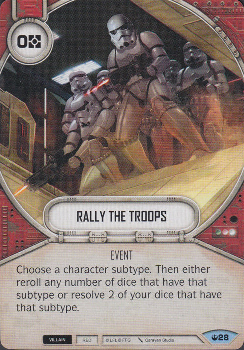 Rally the Troops (SOH) Common Star Wars Destiny Fantasy Flight Games   