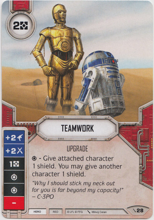 Teamwork (2PG) Starter Star Wars Destiny Fantasy Flight Games   