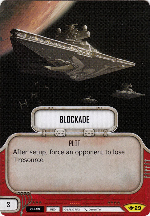 Blockade (WotF) Uncommon Star Wars Destiny Fantasy Flight Games   