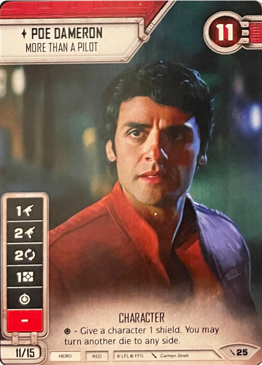 Poe Dameron - More Than A Pilot (2PG) Promo Star Wars Destiny Fantasy Flight Games   