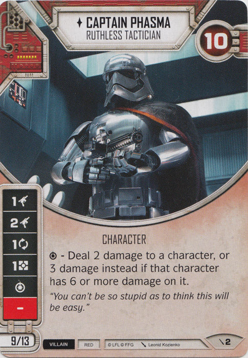 Captain Phasma - Ruthless Tactician (2PG) Starter Star Wars Destiny Fantasy Flight Games   