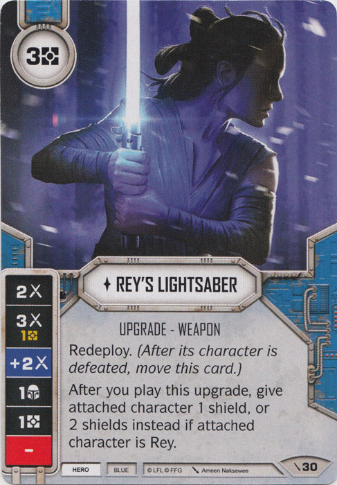 Rey's Lightsaber (2PG) Starter Star Wars Destiny Fantasy Flight Games   