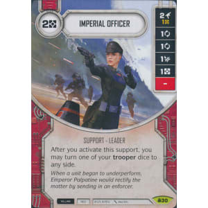 Imperial Officer (CONV) Rare Star Wars Destiny Fantasy Flight Games   