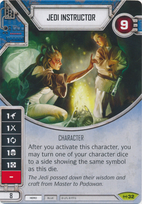 Star Wars Destiny Jedi Instructor (EAW) Rare