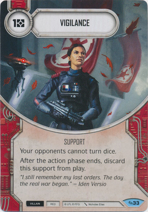 Vigilance (ATG) Common Star Wars Destiny Fantasy Flight Games   