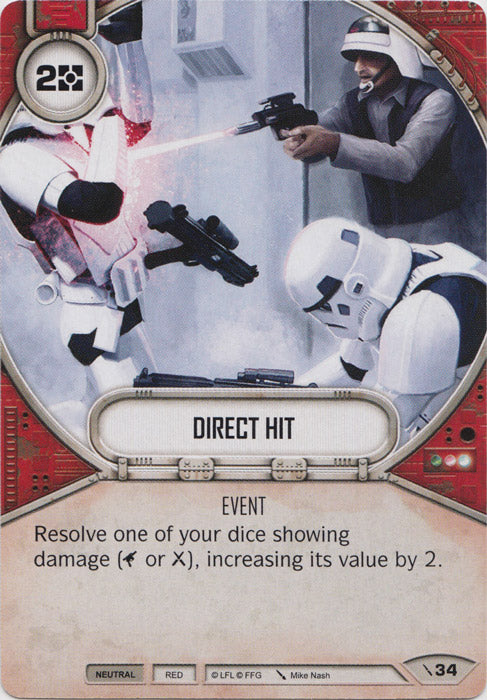 Direct Hit (2PG) Starter Star Wars Destiny Fantasy Flight Games   