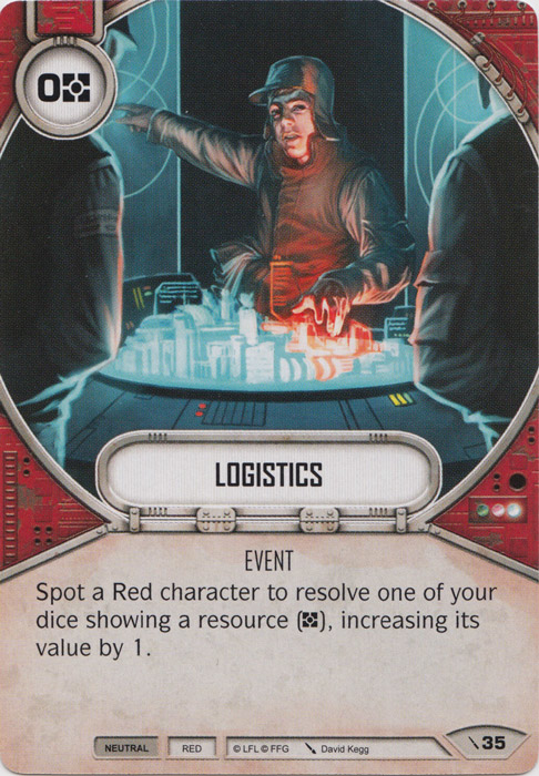 Logistics (2PG) Starter Star Wars Destiny Fantasy Flight Games   