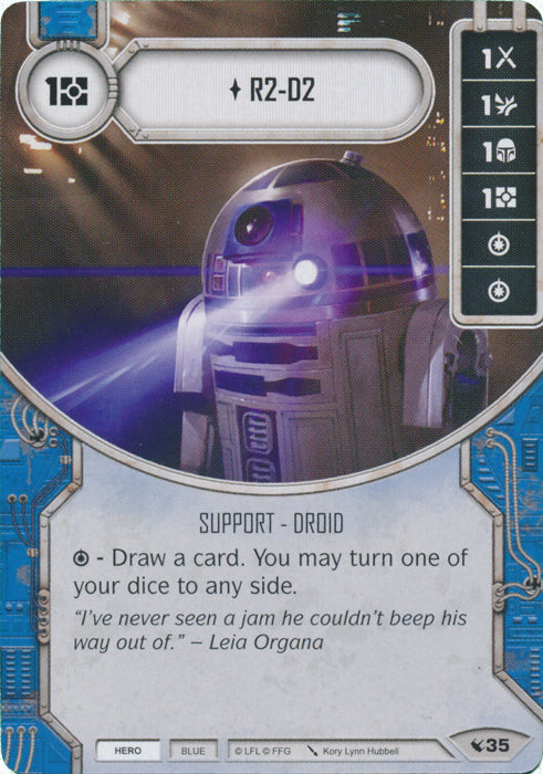 R2-D2 (LEG) Starter Star Wars Destiny Fantasy Flight Games   