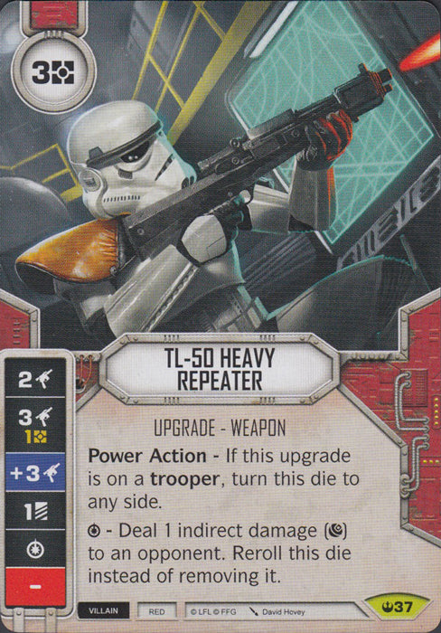 TL-50 Heavy Repeater (SOH) Rare Star Wars Destiny Fantasy Flight Games   