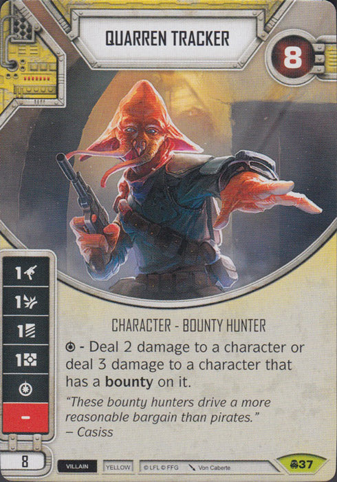 Quarren Tracker (CONV) Rare Star Wars Destiny Fantasy Flight Games   