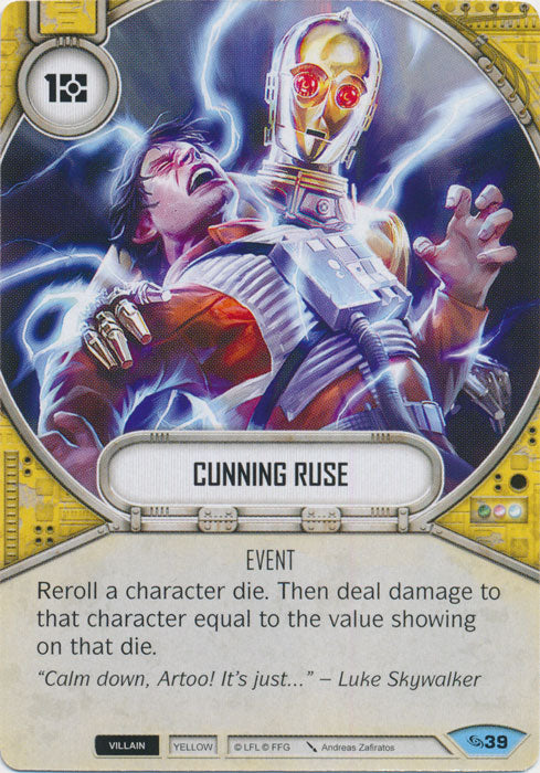 Cunning Ruse (ATG) Common Star Wars Destiny Fantasy Flight Games   