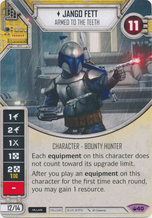 Jango Fett - Armed To The Teeth (SOH) Legendary Star Wars Destiny Fantasy Flight Games   