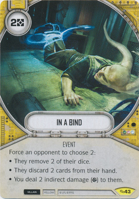 In a Bind (ATG) Uncommon Star Wars Destiny Fantasy Flight Games   