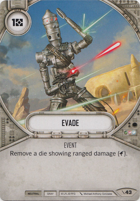 Evade (2PG) Starter Star Wars Destiny Fantasy Flight Games   