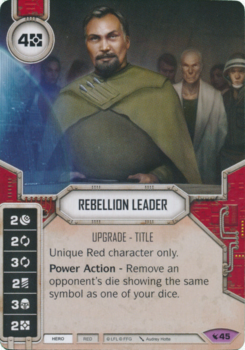 Rebellion Leader (LEG) Legendary Star Wars Destiny Fantasy Flight Games   