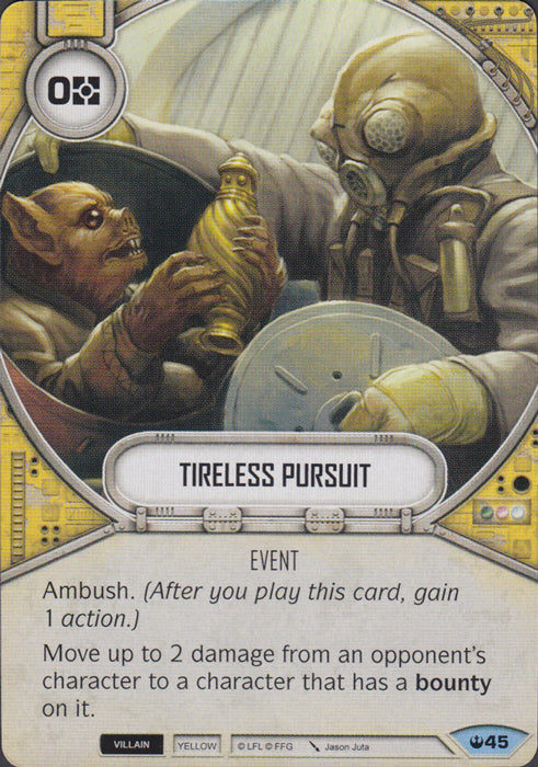 Tireless Pursuit (SOH) Common Star Wars Destiny Fantasy Flight Games   