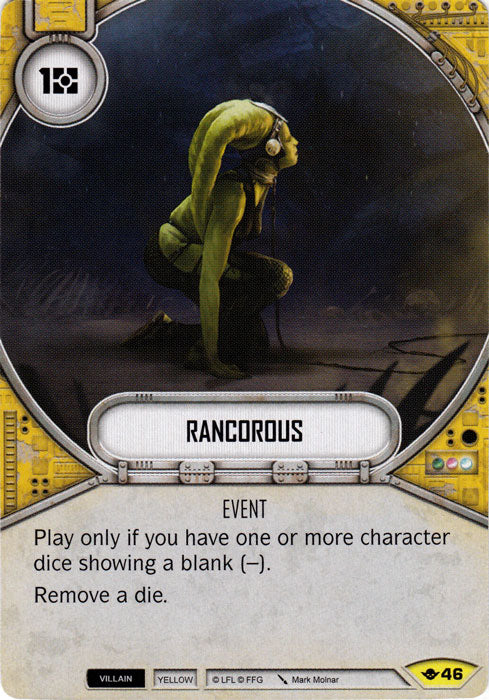 Rancorous (WotF) Uncommon Star Wars Destiny Fantasy Flight Games   