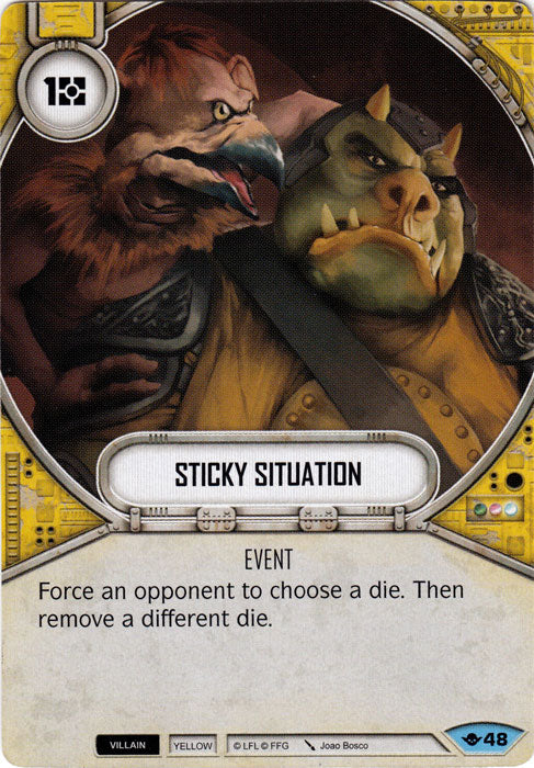 Sticky Situation (WOTF) Common Star Wars Destiny Fantasy Flight Games   