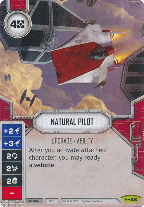 Natural Pilot (EAW) Rare Star Wars Destiny Fantasy Flight Games   
