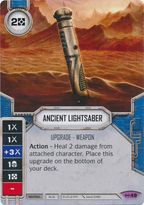 Ancient Lightsaber (EAW) Legendary Star Wars Destiny Fantasy Flight Games   