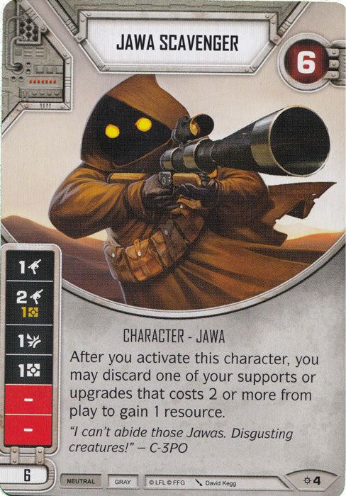 Star Wars Destiny Jawa Scavenger (Rivals) Starter
