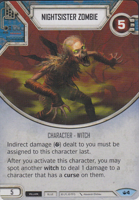 Nightsister Zombie (SOH) Common Star Wars Destiny Fantasy Flight Games   