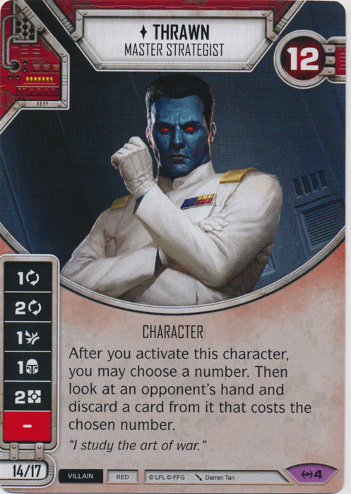 Thrawn - Master Strategist (EAW) Legendary Star Wars Destiny Fantasy Flight Games   