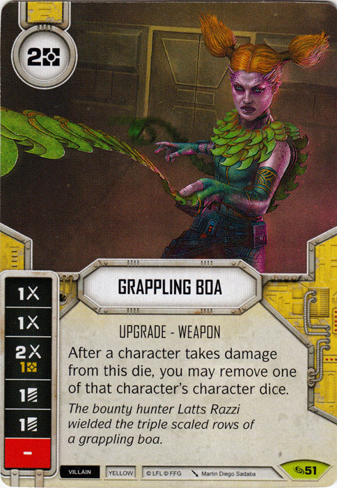 Grappling Boa (ATG) Rare Star Wars Destiny Fantasy Flight Games   