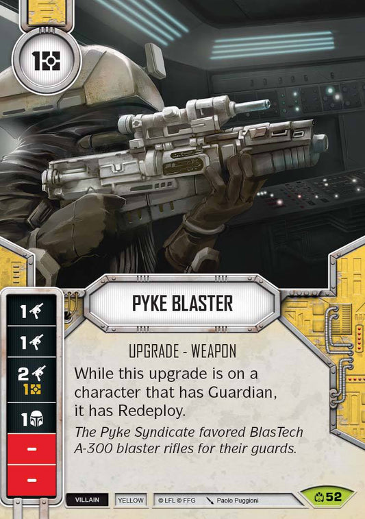 Pyke Blaster (CM) Rare Star Wars Destiny Fantasy Flight Games