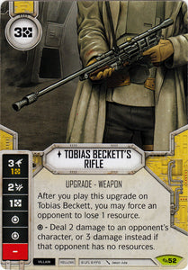 Star Wars Destiny Tobias Beckett's Rifle (ATG) Rare