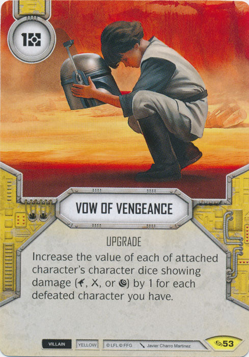 Vow Of Vengeance (ATG) Uncommon Star Wars Destiny Fantasy Flight Games   