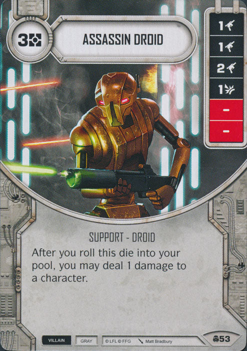 Star Wars Destiny Assassin Droid (CONV) Starter