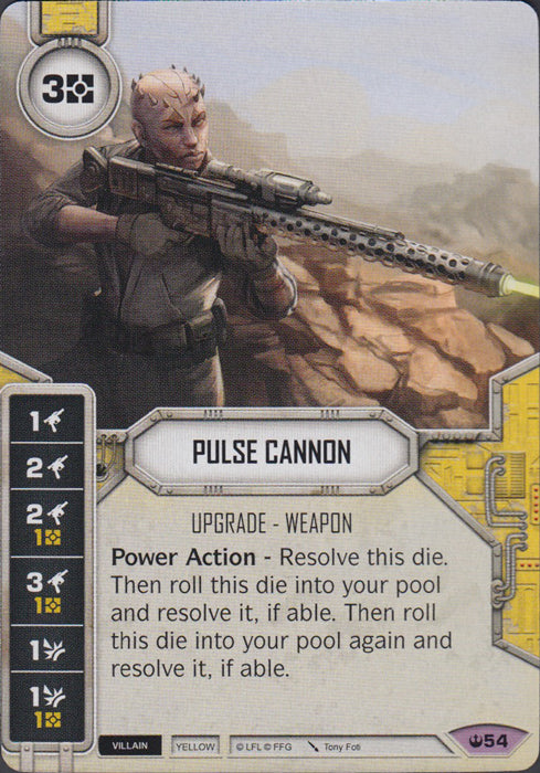 Pulse Cannon (SOH) Legendary Star Wars Destiny Fantasy Flight Games   