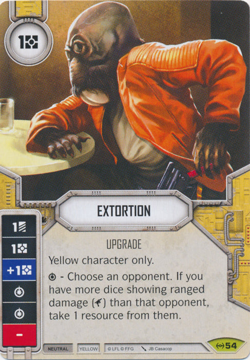 Extortion (EAW) Rare Star Wars Destiny Fantasy Flight Games   