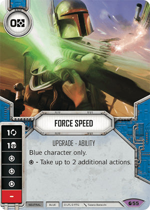 Star Wars Destiny Force Speed (SoR) Legendary