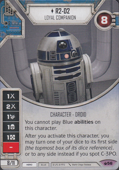 R2-D2 - Loyal Companion (SOH) Legendary Star Wars Destiny Fantasy Flight Games   