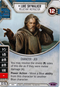 Star Wars Destiny Luke Skywalker - Reluctant Instructor (WotF) Legendary