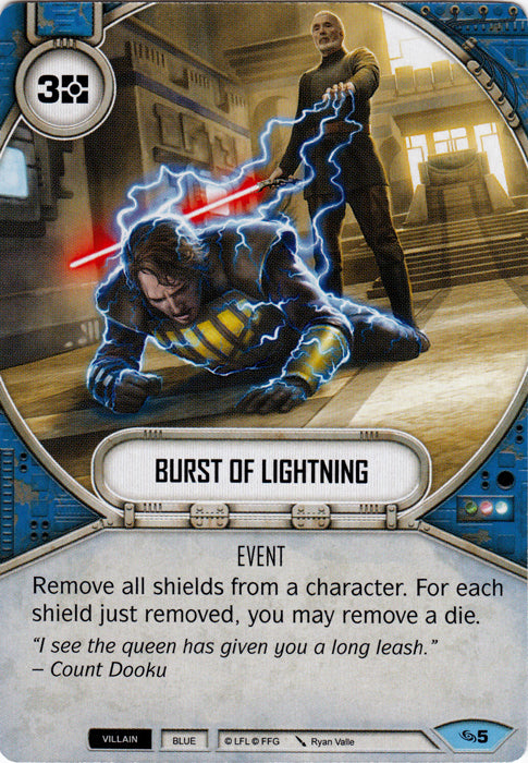 Burst Of Lightning (ATG) Common Star Wars Destiny Fantasy Flight Games   