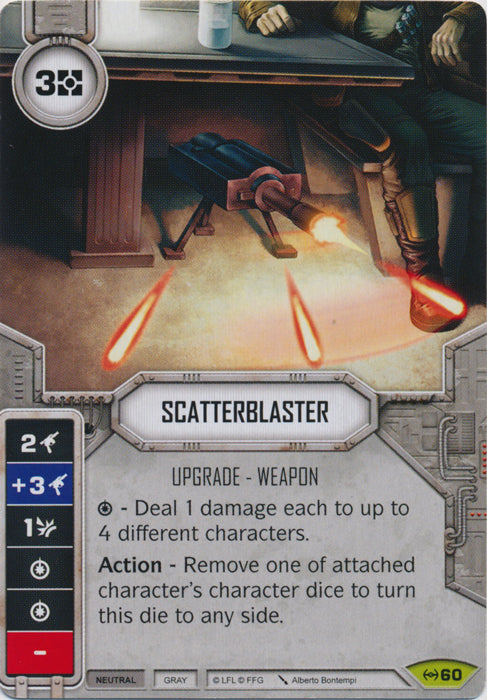 Scatterblaster (EAW) Rare Star Wars Destiny Fantasy Flight Games   