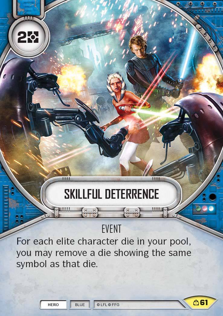 Skillful Deterrence (CM) Uncommon Star Wars Destiny Fantasy Flight Games   