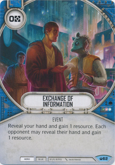 Exchange Of Information (SOH) Common Star Wars Destiny Fantasy Flight Games   