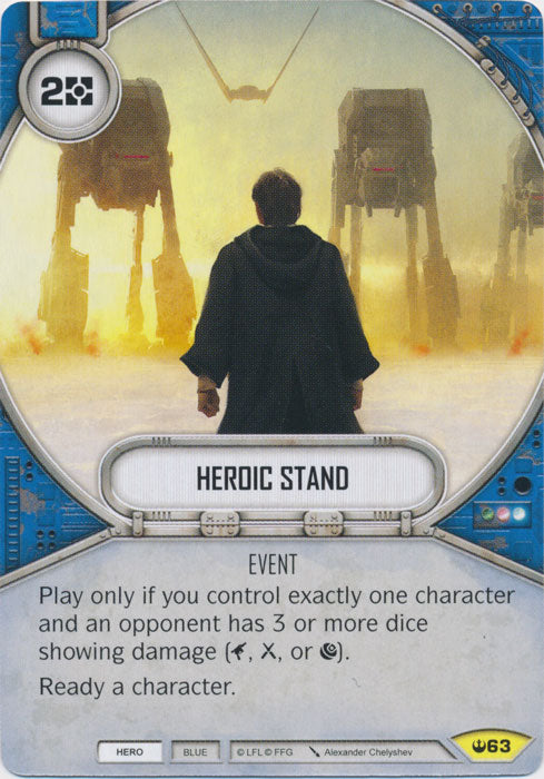 Heroic Stand (SOH) Uncommon Star Wars Destiny Fantasy Flight Games   