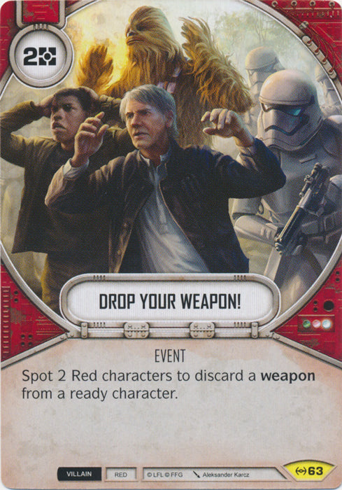 Drop Your Weapon! (EAW) Uncommon Star Wars Destiny Fantasy Flight Games   