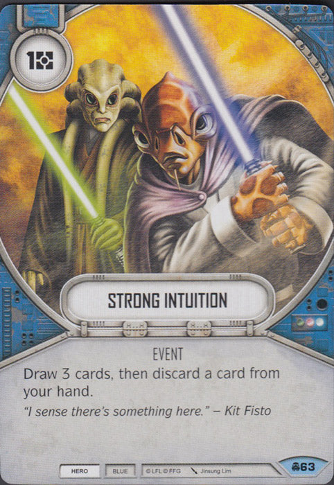 Strong Intuition (CONV) Common Star Wars Destiny Fantasy Flight Games   