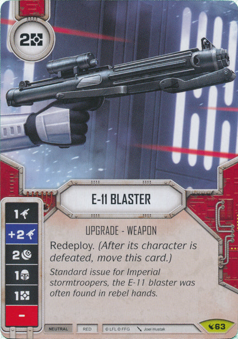 E-11 Blaster (LEG) Rare Star Wars Destiny Fantasy Flight Games   