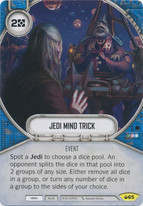 Jedi Mind Trick (SOH) Uncommon Star Wars Destiny Fantasy Flight Games   